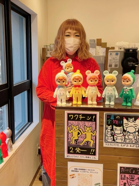 金町のヘアサロン「コルテ」さんにチャーミーちゃん登場！