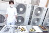 「焼いもの様子  親子体操は受付中です。」