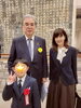 髙木聖雨先生とお写真を撮らせていただきました「『第42回成田山全国競書大会』の授賞式が行われました」
