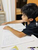 集中して勉強を頑張る子供たち「運動×学習のSSA！学習塾コースの様子をご紹介」
