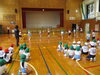 一緒にゲームをして体を動かしました。「山手小学校訪問」