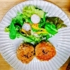 「週替わりランチは❤️ふんわり豚つくね❤️です」