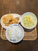 ゲソ軟骨カラアゲのセット「ベトコンラーメン翔華江南店　ランチ情報」