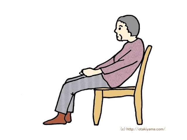 「座ったままの姿勢が続く」と腸腰筋は衰えます。「腸腰筋（ちょうようきん）」