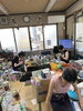 手作りの江戸風鈴 作業の様子を見る事ができます「つりしのぶと江戸風鈴 西船橋 アンティークDEN」