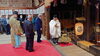 「飽波神社に鉄筋黄金大蛇王」