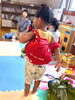 風呂敷子どもリュック「むかわ町穂別で子育て風呂敷」