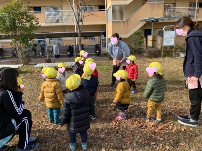 お遊び前に、準備運動したよ！「避難訓練がんばったよ！【交野市・小規模保育園】」