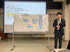 グループ発表する峻平さん「苫小牧MICE勉強会」