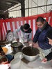 牛すじカレーをみんなで。「黒田商事 令和5年安全祈願祭」