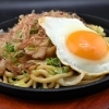 にんにく醤油の焼きうどん