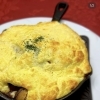 季節野菜のスフレハンバーグ