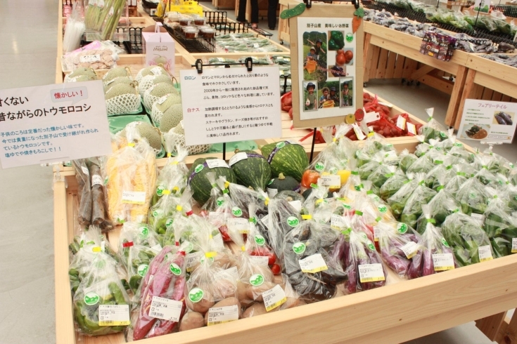 「別子山のお野菜たち」