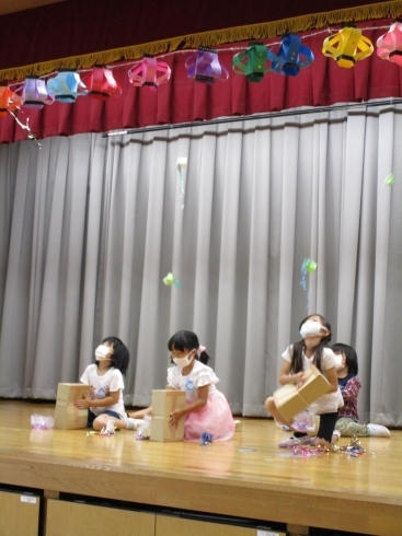 緑の花火を打ち上げます～♪「みんなで楽しく夏まつり☆彡」