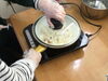 「みんなでポップコーンを作ってみました」