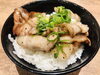 隠れた人気メニュー「豚塩丼」「Cセット（ラーメン＋豚塩丼）のご紹介」