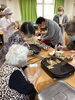 「お好み焼き作り」