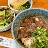 加古川駅近くの「炭火焼肉あじと」さんでハラミ丼♪