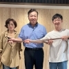 奥戸の『九重部屋』親方へ！葛飾町工場より応援を込めて「くつろぎリラックスレザーベルト」をプレゼント！堀切『長沢ベルト工業』さん♪