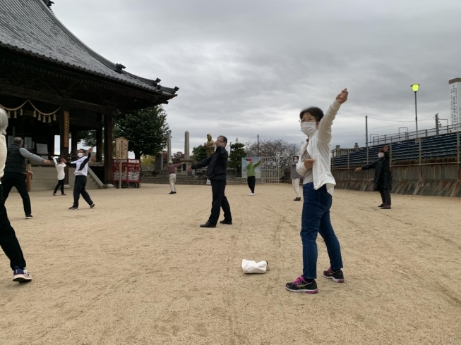 「西大寺ラジオ体操始まりました♪」