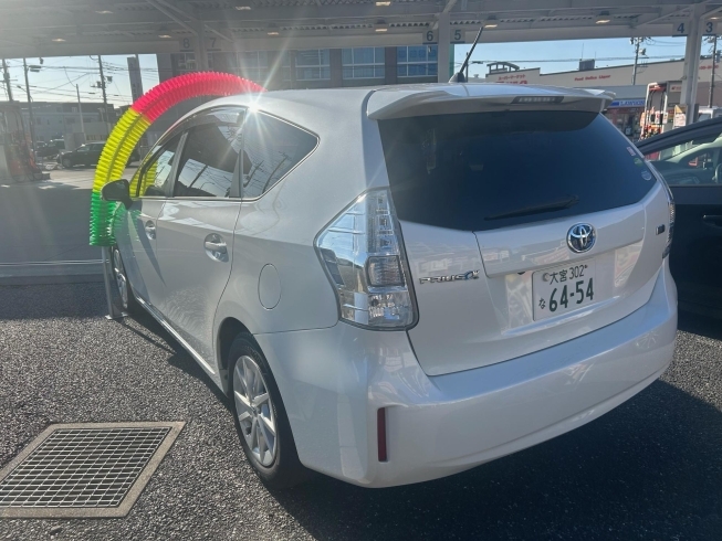 プリウスα 背面「【ご成約済み】★☆★特選中古車情報★☆★【ご成約済み】」