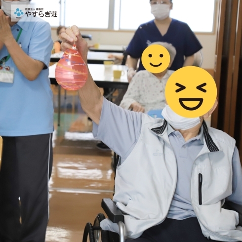 「介護老人保健施設やすらぎ荘-7月お誕生会」
