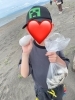 大きな貝見つけたよ!「【児発・放デイ】ビーチコーミング🐚【札幌北区児童デイサービスこぱんはうすさくら札幌太平教室】」