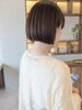 個室で叶う極上ヘアケア「襟足ぎりぎりのヘイリーボブで、すっきり大人かわいいスタイルに」