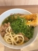 お昼は山口県のソールフード「どんどん」のうどんです「月に一度の山口県萩市へ出張への巻…。」