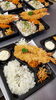 「今日はジャンボえびフライ弁当の日です！本日限定「牛バラ焼肉重」登場！」
