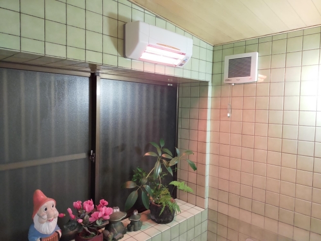 浴室内暖房機設置工事「2021年回顧　あなたの街の電器屋さん」