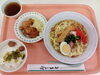 「【夏らしい食堂メニューが登場】本日は冷やしラーメン定食でした🍜」