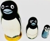ロシアの きのこ貯金箱 と ペンギンマトリョーシカ です