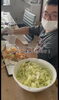 Kくんは野菜のカット頑張ってます「らしくワーク、拠点移動に向けて頑張ってます！　/小樽障害福祉事業所　らしくワーク」