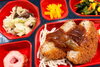 メンチカツデミグラスソース＆野菜炒め「９月２９日のお弁当🍱」