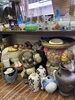 特注一点物の象の置物　狸　金襴手の火鉢　通い徳利「大谷フィーバー　千葉県西船橋　アンティークDEN」