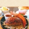 ハンバーグ&海老フライ