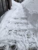 坂になりすぎなので階段作ってみました。高さは、、、「確保」