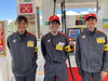 研修がんばりました：右側が小野君です「大野石油店新入社員小野蓮君です🙇‍♀️」