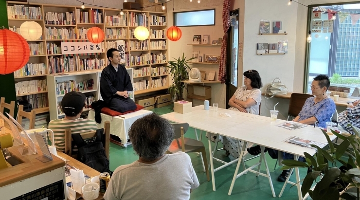 前回の落語会の様子「春風亭だいえい落語会開催！」