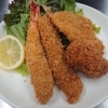 ミックスフライ定食