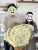 「108本のプロポーズの花束をボトルフラワーにしました♡【宮崎/プロポーズ/アフターブーケ/花束加工】」