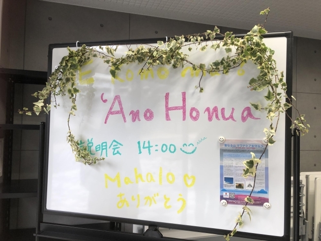 フラ教室　‘Ano honua です「不登校の子たちも頑張っています！」