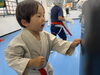 「4月16日の稽古風景≪ 明石/空手/スポーツ/運動/幼児/小学生/お稽古/習い事≫　」