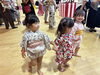 ２歳児さんもお友だちとお祭りを楽しんだよ「夏のおたのしみ会」