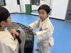 「2月12日(木)の稽古風景≪ 明石/空手/スポーツ/運動/幼児/小学生/お稽古/習い事≫」