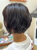パーマ「短いヘアからパーマスタイルへ！ナチュラルな毛先パーマでやわらかな印象に」