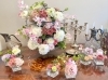 店内を彩るお花「結婚されたおふたりのお祝いお食事会」