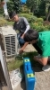 頑張ってる息子達「残暑厳しいですね(;^_^A」