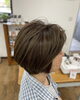 「継続していく脱白髪染め◎少しずつ明るくしていくボブスタイル」